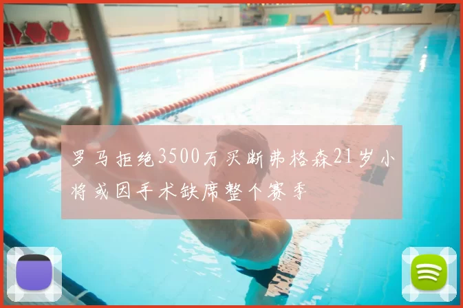 罗马拒绝3500万买断弗格森21岁小将或因手术缺席整个赛季