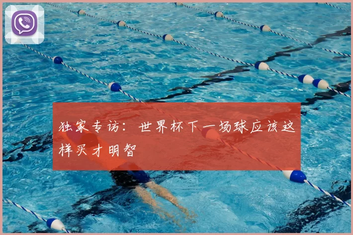 独家专访:世界杯下一场球应该这样买才明智