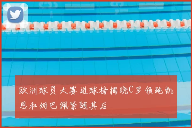 欧洲球员大赛进球榜揭晓C罗领跑凯恩和姆巴佩紧随其后